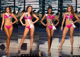  Bỏng mắt với phần thi áo tắm tại vòng sơ loại Miss Universe 2014