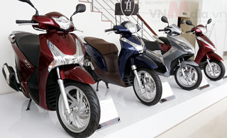 Thị trường xe máy Việt Nam 2015 sẽ đi ngang