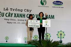 Quỹ 1 triệu cây xanh:: Trồng cây tại khu mộ Đại tướng Võ Nguyên Giáp