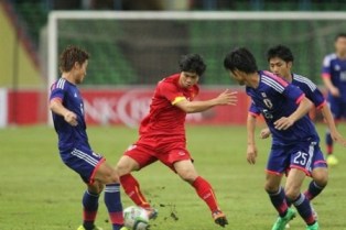 Vòng loại U23 châu Á 2016:: U23 Việt Nam thua tiếc nuối 0-2 trước Nhật Bản