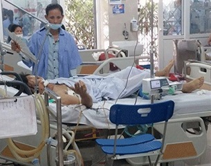 Vụ sập giàn giáo: 6 bệnh nhân đã chuyển ra Hà Nội