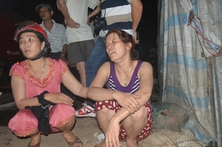 Thừa Thiên Huế: Cháy chợ, tiểu thương khóc ngất