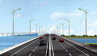 Gần 1.500 tỷ xây cầu dài 9,5km qua sông Hồng