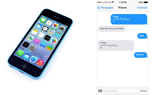 iMessage trên iPhone dính lỗ hổng tự khởi động máy