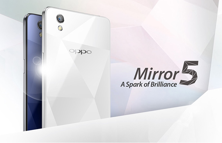 &quot;Viên kim cương&quot; Oppo Mirror 5 chính thức ra mắt