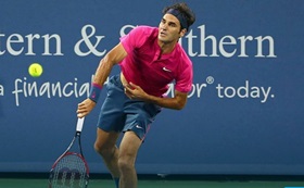 Roger Federer dễ dàng vào vòng 3 Cincinnati Masters