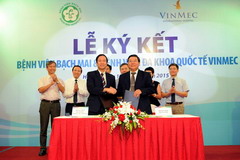 Bệnh viện Bạch Mai và Vinmec ký thỏa thuận hợp tác