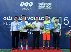 Hoàng Thành Trung vô địch Giải quần vợt FLC 2015