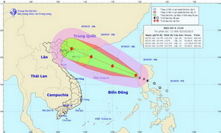 Bão lớn bất ngờ nhằm thẳng Bắc Bộ, liên tục mạnh lên