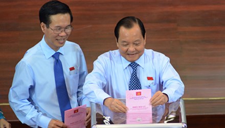 Ông Lê Thanh Hải, ủy viên Bộ Chính trị được Bộ Chính trị phân công chỉ đạo Thành ủy TP.HCM.