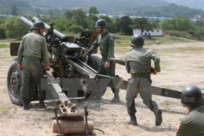 Quân đội Hàn Quốc tiến hành tập trận