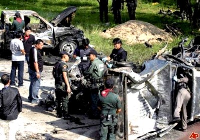 Nổ bom ở miền Nam Thái Lan, hai người thiệt mạng