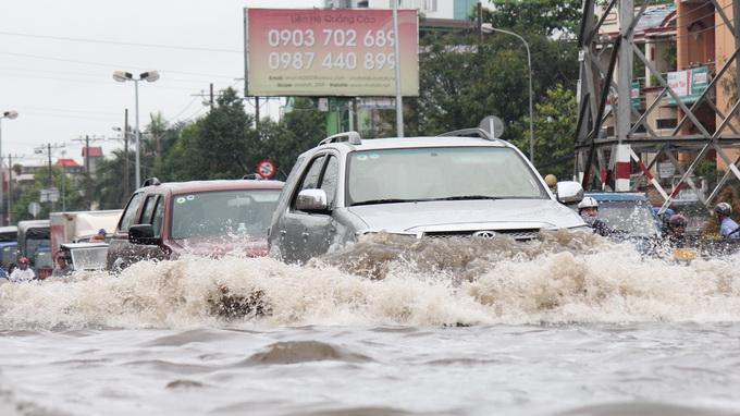 Cảnh báo triều cường gây ngập lụt TP Hồ Chí Minh