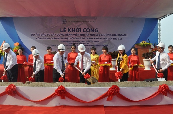 Lễ khởi công xây dựng Bệnh viện Nhi Hà Nội