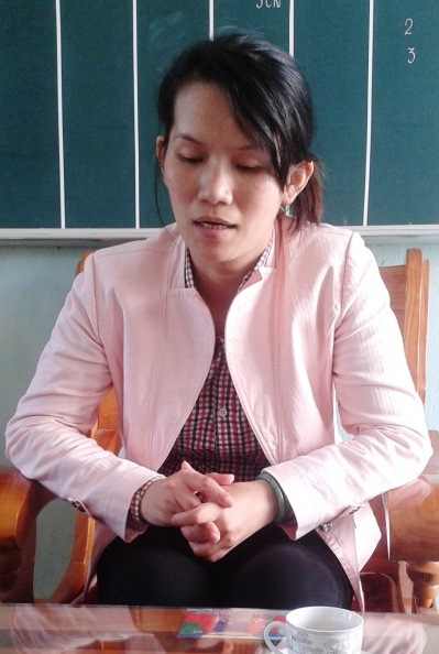 Cô giáo Phạm Thị Thanh Thảo trần tình với PV vụ đánh hàng chục học sinh lớp mình là do nóng giận vì các em.