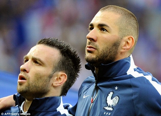 Benzema và trong màu áo tuyển Pháp!