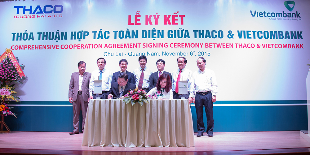 Thaco và Vietcombank ký gói tín dụng 4.500 tỷ