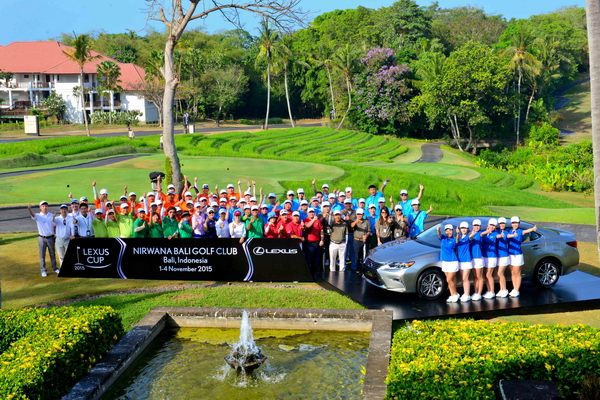 Toàn cảnh các golf thủ tham gia Lexus Cup Châu Á- Thái Bình Dương 2015