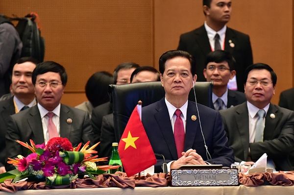 Thủ tướng Nguyễn Tấn Dũng và Đoàn Việt Nam dự Hội nghị Cấp cao ASEAN-Nhật Bản. Ảnh: VGP