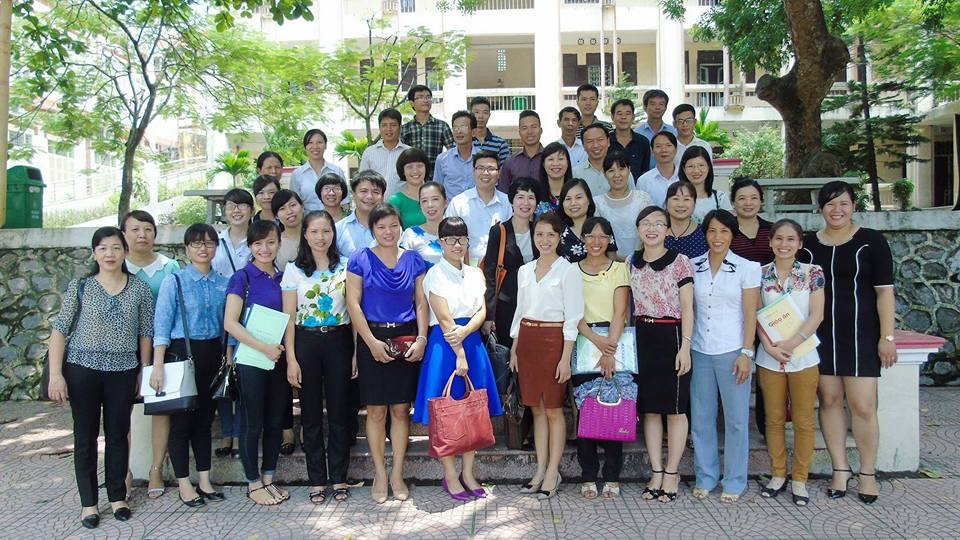 Chị Lan Hương và các học viên