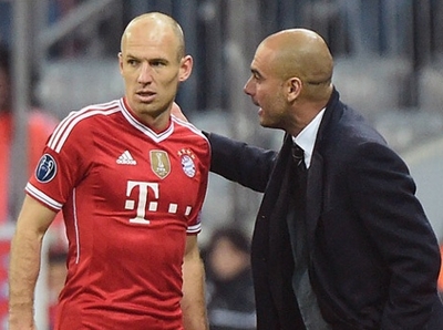 Robben kêu gọi HLV Guardiola ở lại với Bayern Munich