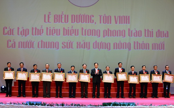Hà Nội được tặng Huân chương trong phong trào xây dựng nông thôn mới
