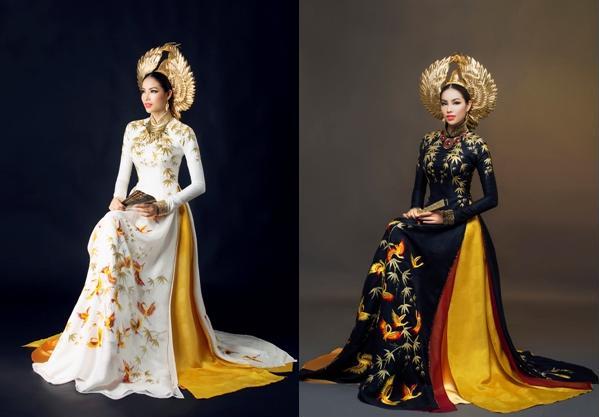 Cân đo hai bộ quốc phục kỳ công của Phạm Hương tại Miss Universe