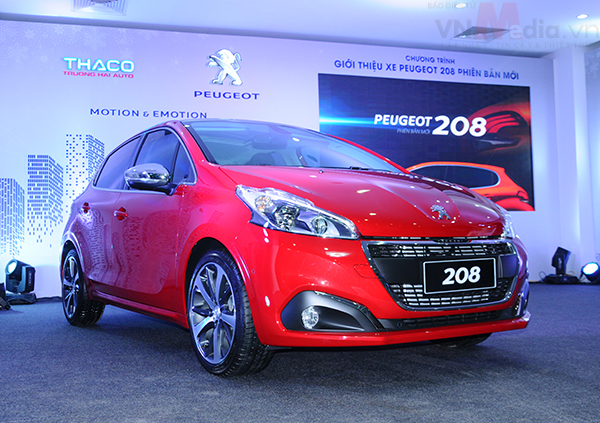 Peugeot 208 2016 ra mắt ngày 10/12 tại Hà Nội với giá sau thuế 895 triệu đồng