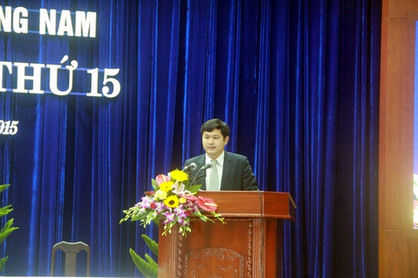 Ông Lê Phước Hoài Bảo, Giám đốc sở 30 tuổi được bầu vào chức danh Ủy viên UBND tỉnh Quảng Nam.