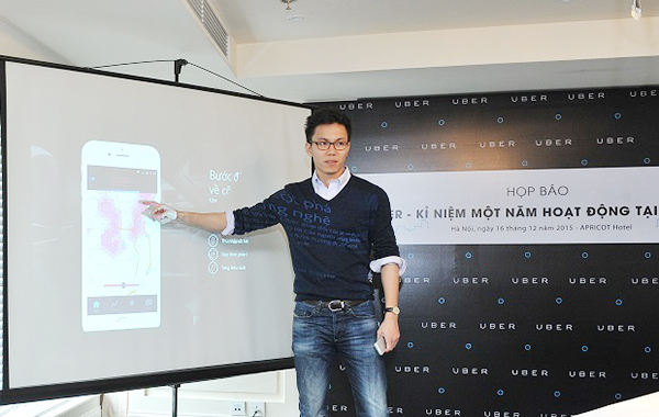 Ông Đặng Việt Dũng, Giám đốc Uber Việt Nam, chia sẻ về hoạt động của Uber thời gian qua và kế hoạch thời gian tới