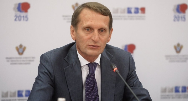 Chủ tịch Hạ viện Nga (Duma Quốc gia Nga) – ông Naryshkin