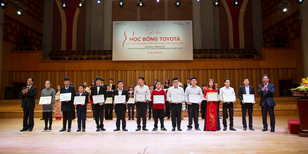 85 tài năng trẻ âm nhạc được học bổng Toyota