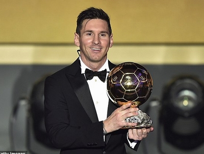 Lionel Messi lần thứ 5 đoạt &quot;Quả bóng Vàng FIFA&quot;