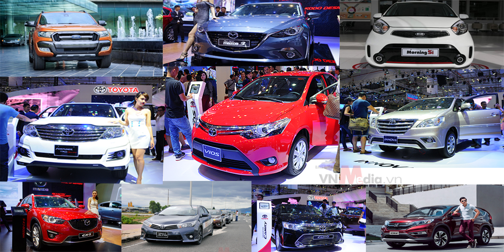 Top 10 ô tô bán chạy nhất Việt Nam 2015 –P2
