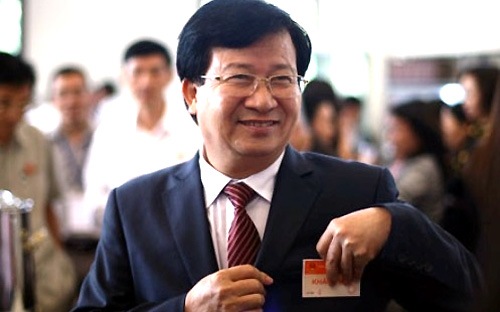 Bộ trưởng Xây dựng Trịnh Đình Dũng
