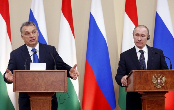 Thủ tướng Hungary Orban và Tổng thống Nga Putin