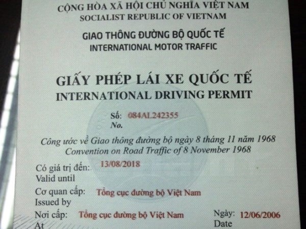 Tuần tới, Hà Nội bắt đầu cấp giấy phép lái xe quốc tế