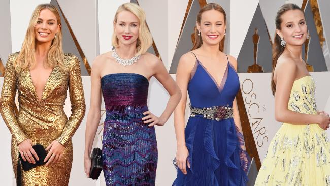 Nhữn ngôi sao Margot Robbie, Naomi Watts, Brie Larson và Alicia Vikander tươi rói trên thảm đỏ