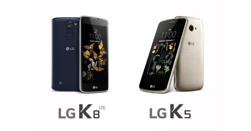 LG bổ sung K8, K5 vào &quot;gia đình&quot; K series tầm trung