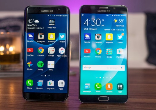 Samsung S7 Edge có mạnh hơn Galaxy Note 5?