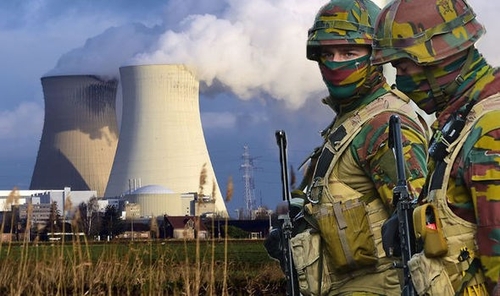 An ninh được siết chặt bên ngoài nhà máy điện hạt nhân ở Bỉ