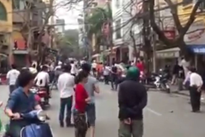 Vụ nổ súng trên phố Hà Nội: Bắt 1 đối tượng