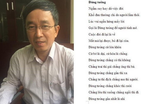 Tác giả Trần Văn Sỹ công bố bản đầy đủ bài thơ 