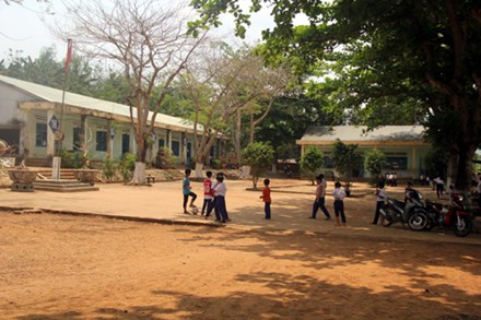 Trường tiểu học Zơ Nông nơi xảy ra vụ việc