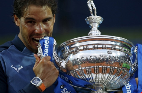 Nadal vừa vô địch giải Barcelona mở rộng ngày 24-4