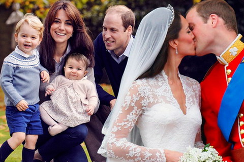Hoàng tử William và công nương Kate Middleton kỷ niệm 5 năm ngày cưới