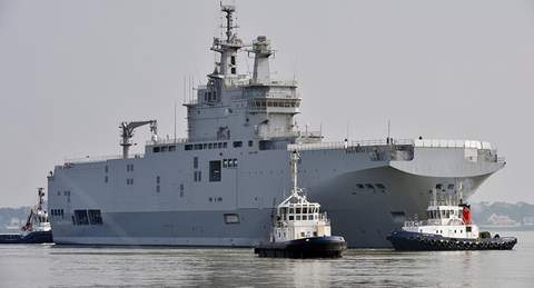 Crimea &quot;thừa sức&quot; chế tạo tàu chiến Mistral