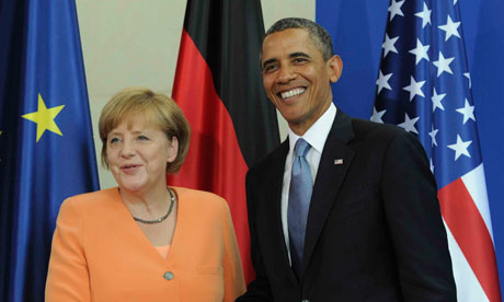Tổng thống Obama và Thủ tướng Merkel