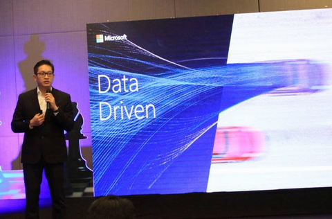 Tổng Giám đốc Microsoft Việt Nam Vũ Minh Trí chia sẻ thông tin tại sự kiện.