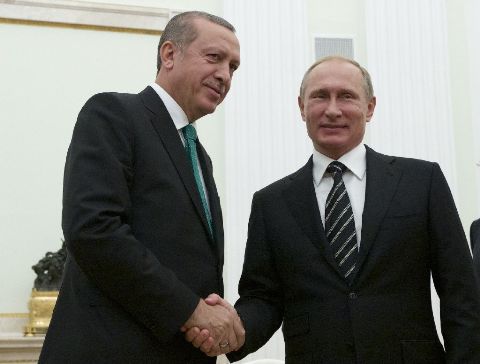 Tổng thống Thổ Nhĩ Kỳ Recep Tayyip Erdogan và người đồng cấp Nga Vladimir Putin từng khá thân thiết với nhau